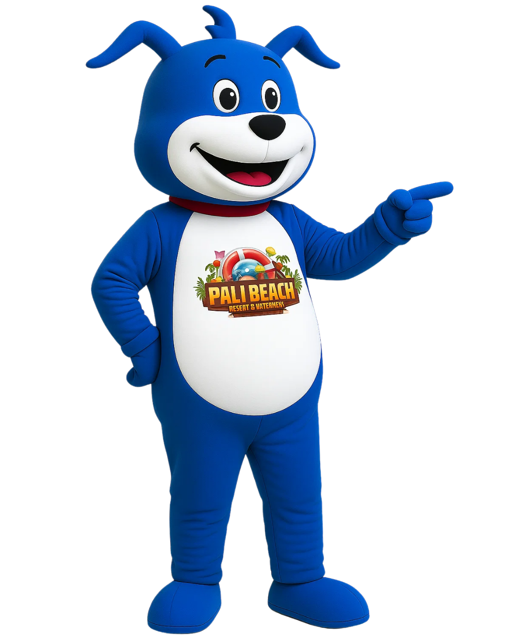 Pali Beach Resort waterpark slides in Mumbai