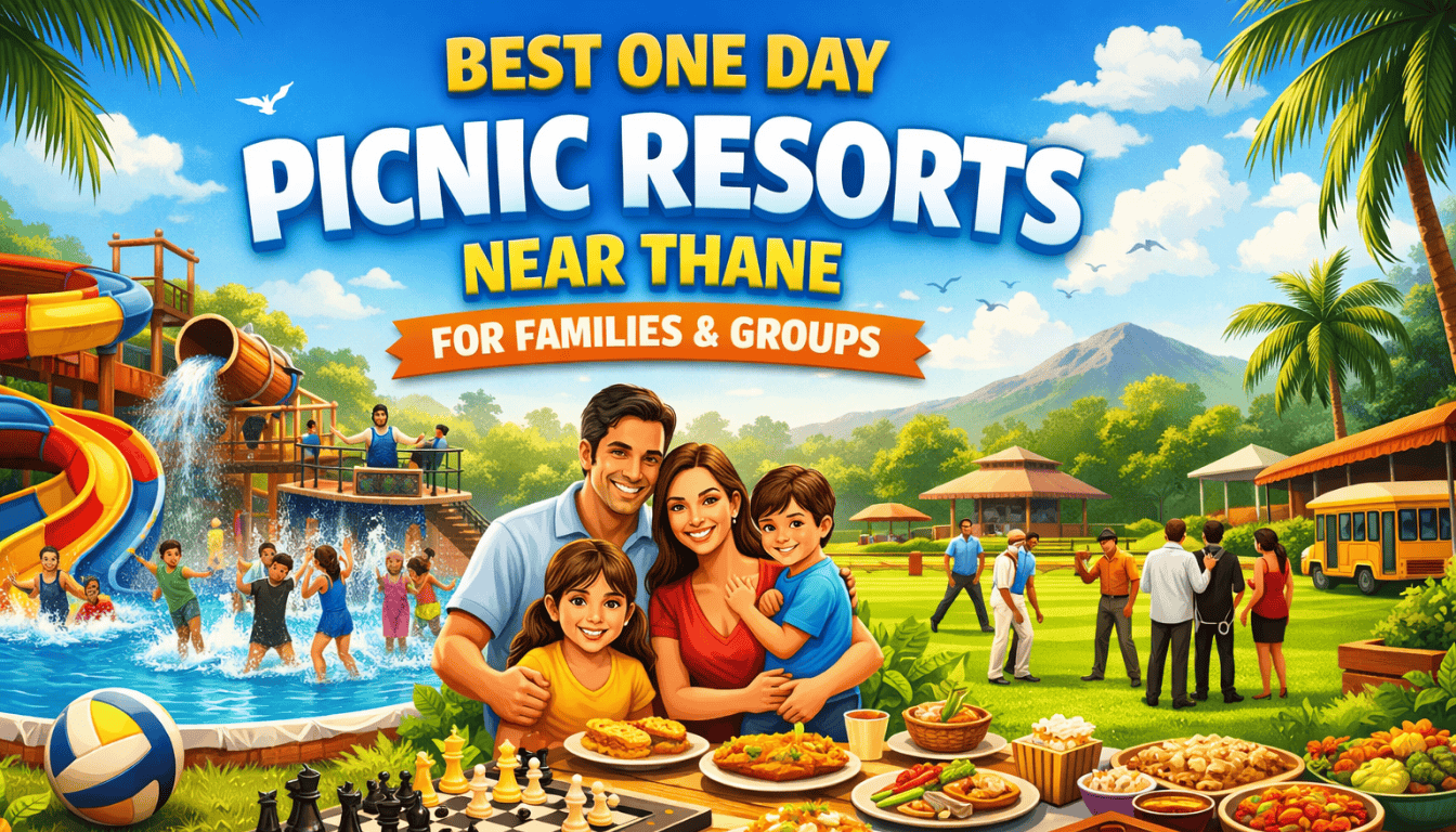 Best One Day Picnic Resorts Near Thane for Families & Groups