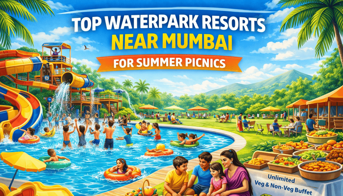 Top Waterpark Resorts Near Mumbai for Summer Picnics