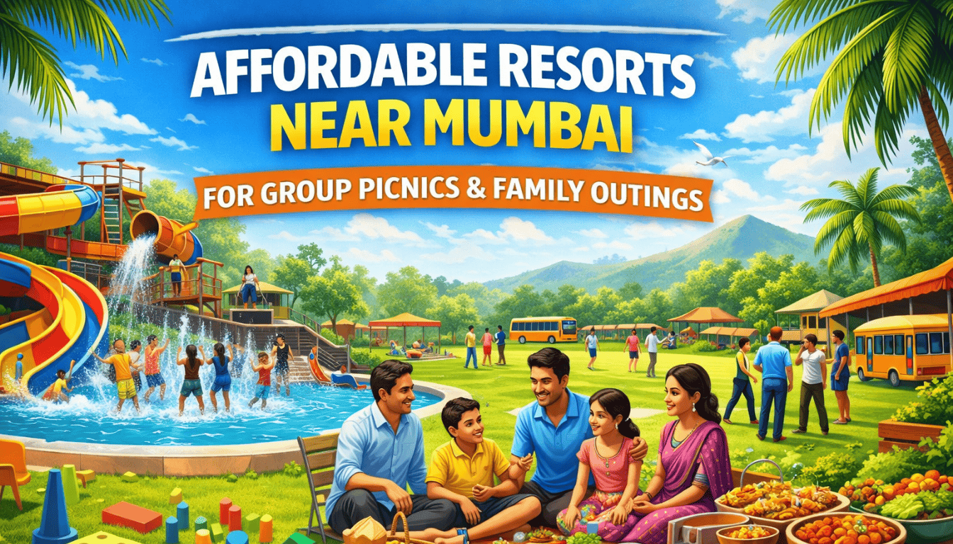Affordable Resorts Near Mumbai for Group Picnics & Family Outings